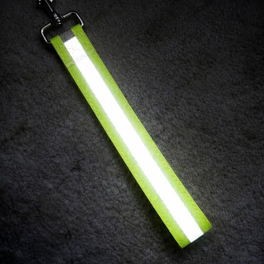 Kurzführer 33 cm 38 mm breit reflektierend neongrün