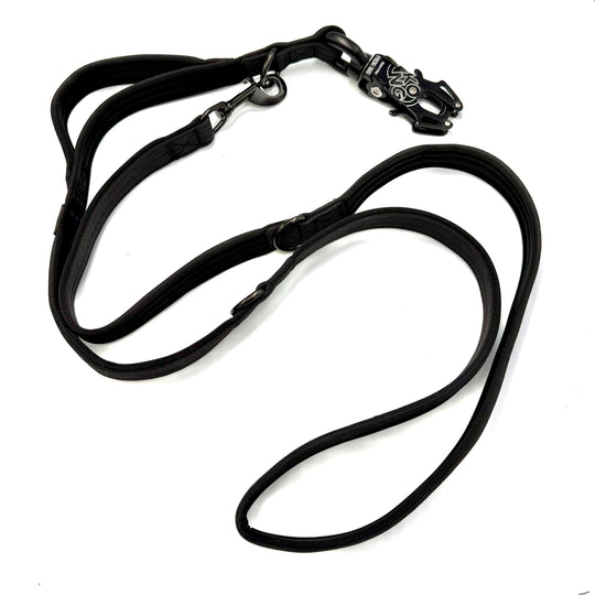 On Duty Leine 2.20 m 2.5 cm breit verstellbar mit Standard-Karabiner oder Frog 360