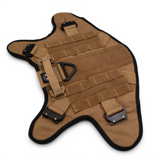 Anti-zieh Geschirr grosse Hunde beige oberteil