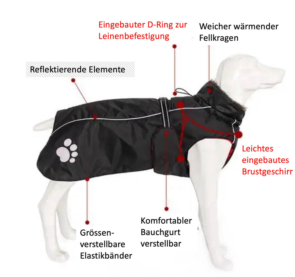 POLAR Hundemantel sehr warm (50cm-76cm)