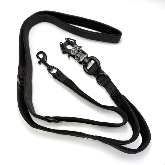 On Duty Leine 2.20 m 2.5 cm breit verstellbar mit Standard-Karabiner oder Frog 360