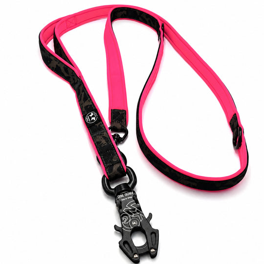 Leine black multicam für starke hunde