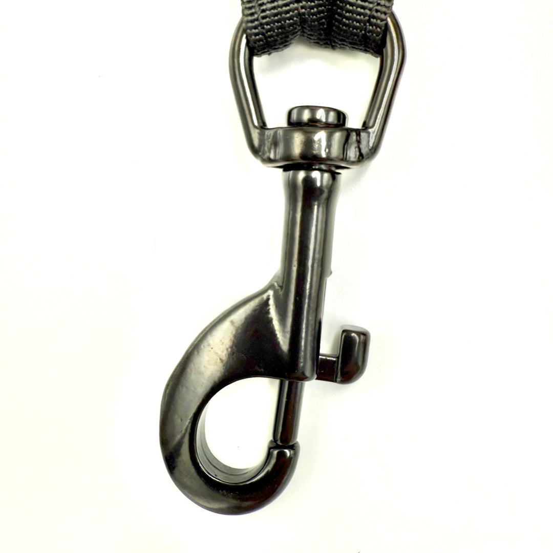 On Duty Leine 2.20 m 2.5 cm breit verstellbar mit Standard-Karabiner oder Frog 360