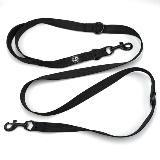 On Duty Leine 2.20 m 2.5 cm breit verstellbar mit Standard-Karabiner oder Frog 360