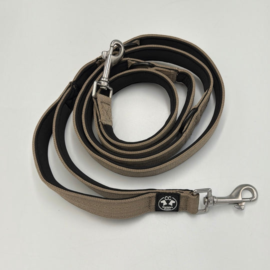 Titane ajustable <tc>laisse</tc> sable 2 m 2,5 cm de large avec mousqueton standard entièrement rembourré