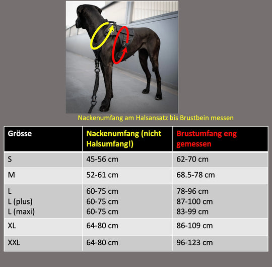 Alltrail CC-K9 Deluxe Hundegeschirr - 4 Metallschnallen & hochwertige Fertigung