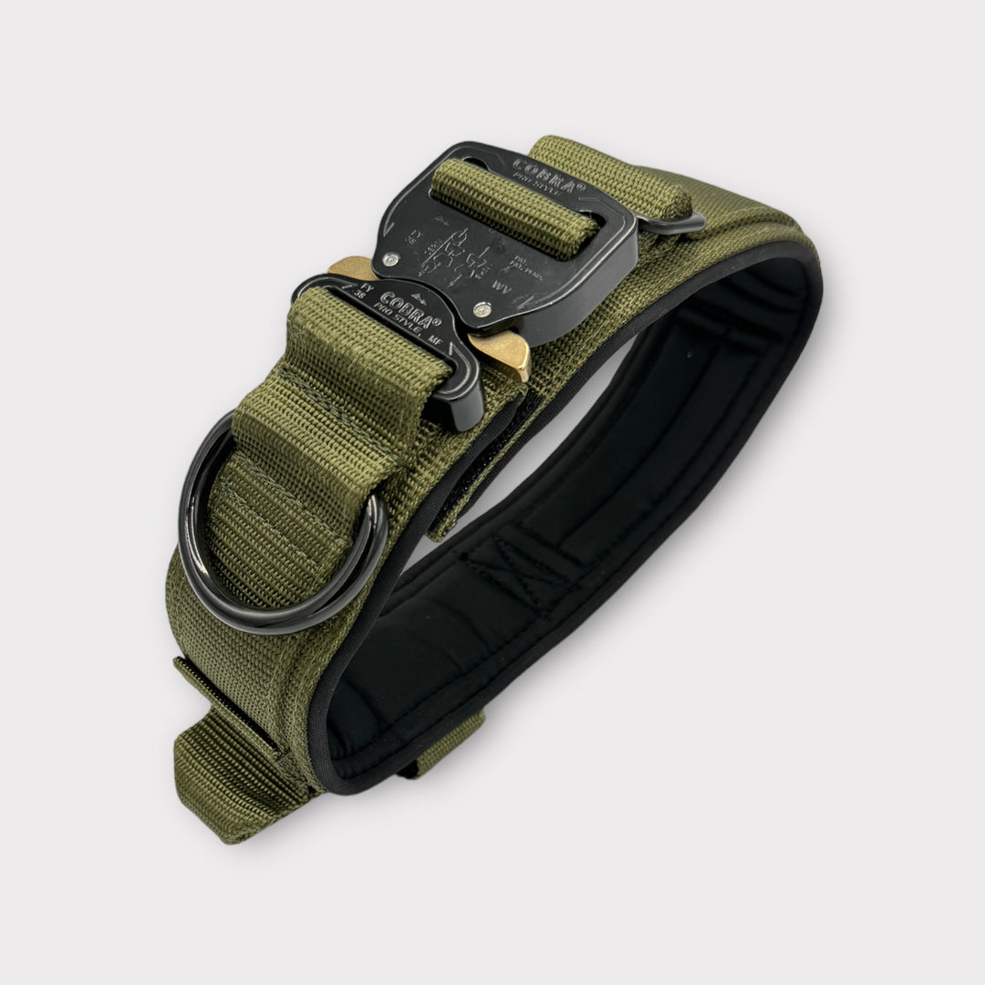Halsband army grün robust