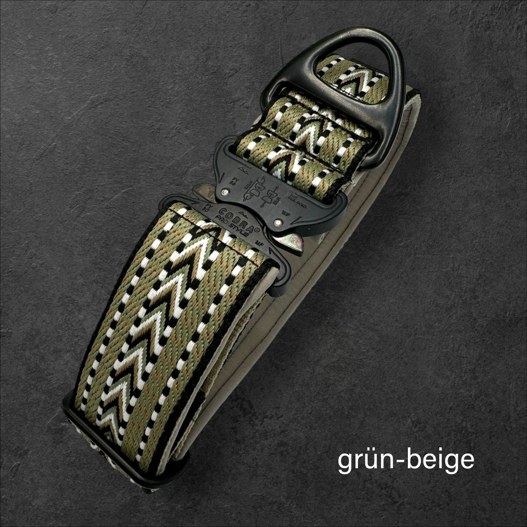 Halsband muster grün cobra