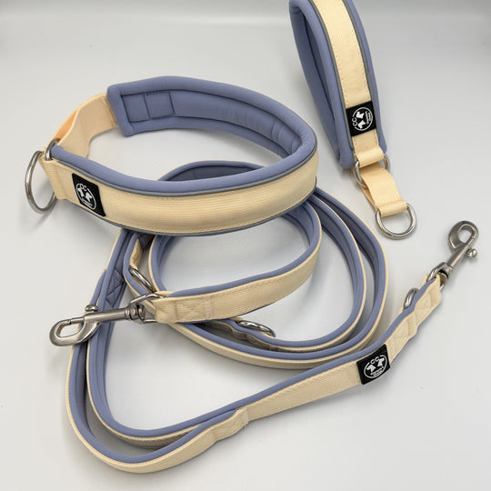 Schlupfhalsband balu weiss mit Leine
