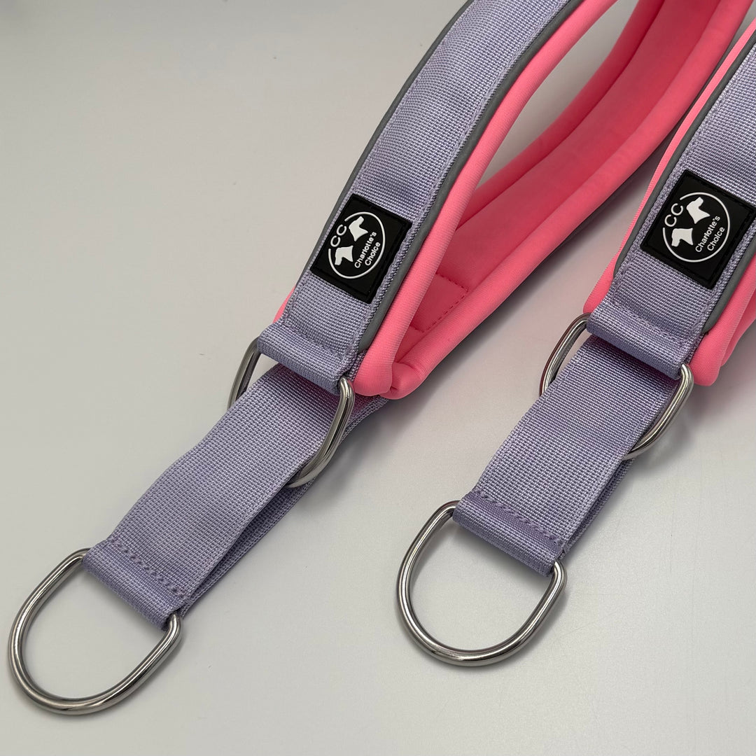 starkes Halsband in flieder für grosse Hunde