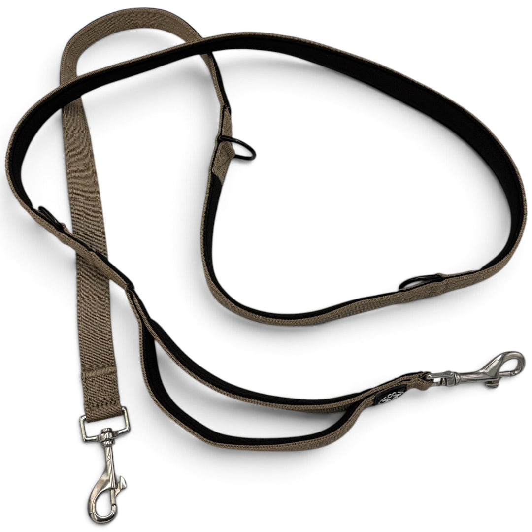 Titane ajustable <tc>laisse</tc> sable 2 m 2,5 cm de large avec mousqueton standard entièrement rembourré