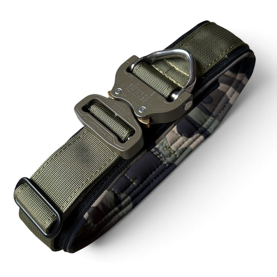 Luxus Heavy Duty Halsband 5 cm /7 cm/ 10 cm für grosse Hunde (zusätzliche Polster-Unterlage) mit Austrialpin Cobra