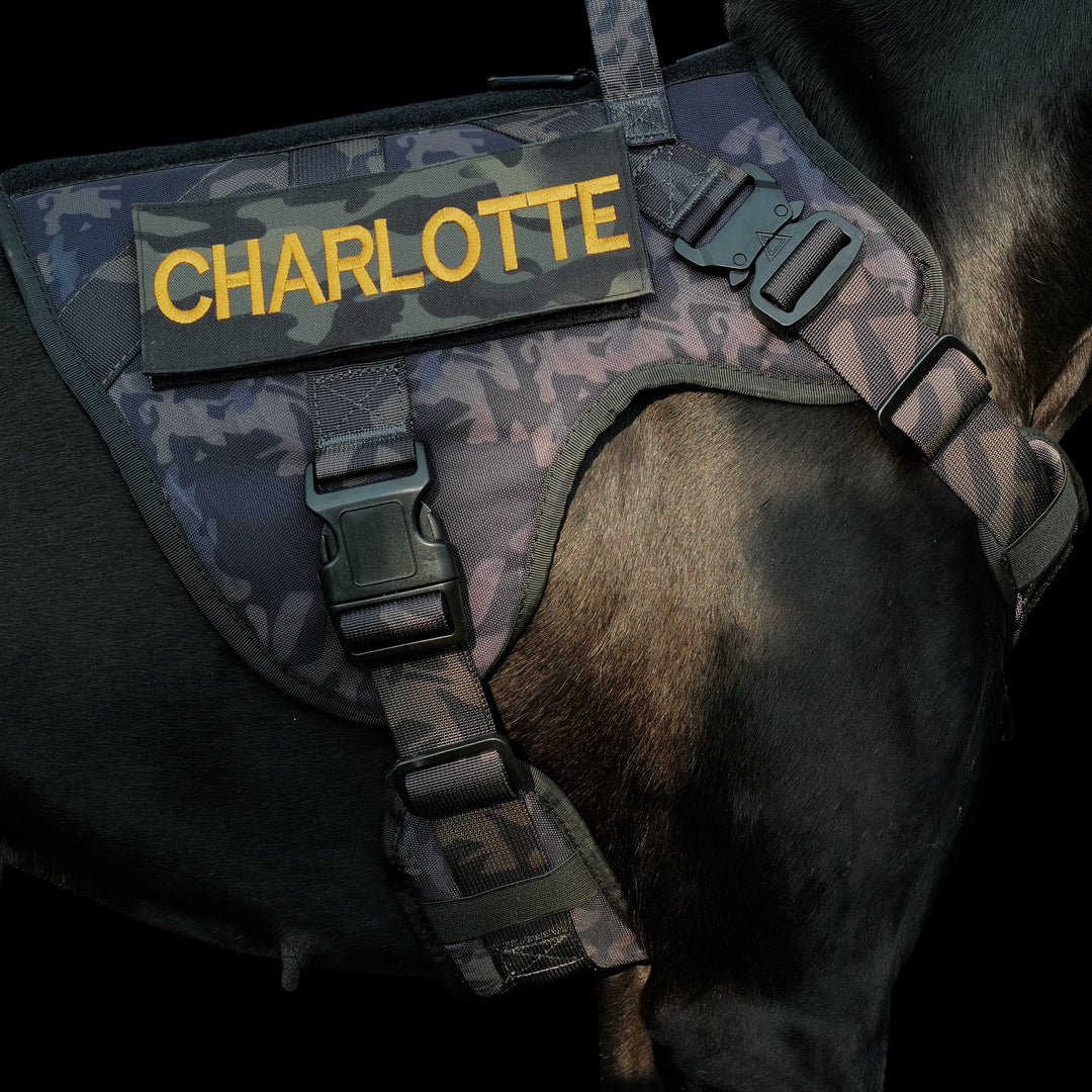 Alltrail CC-K9 Eco light Hundegeschirr  - Black camouflage