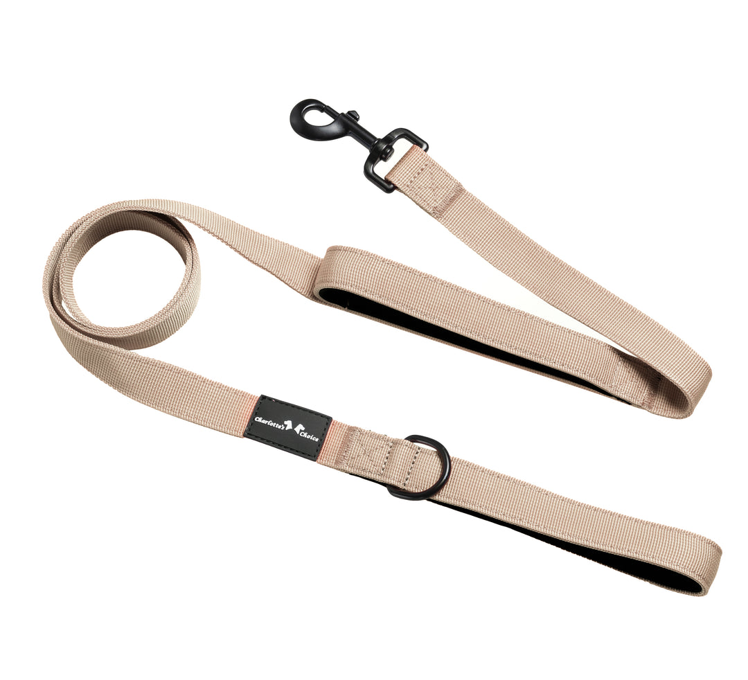 Leine für Hunde beige