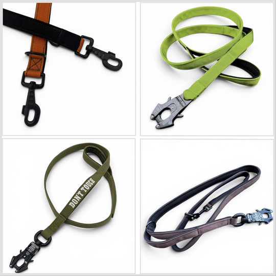 2.5 cm Leine personalisiert mit Standard-Karabiner, Frog Cable oder Frog 360