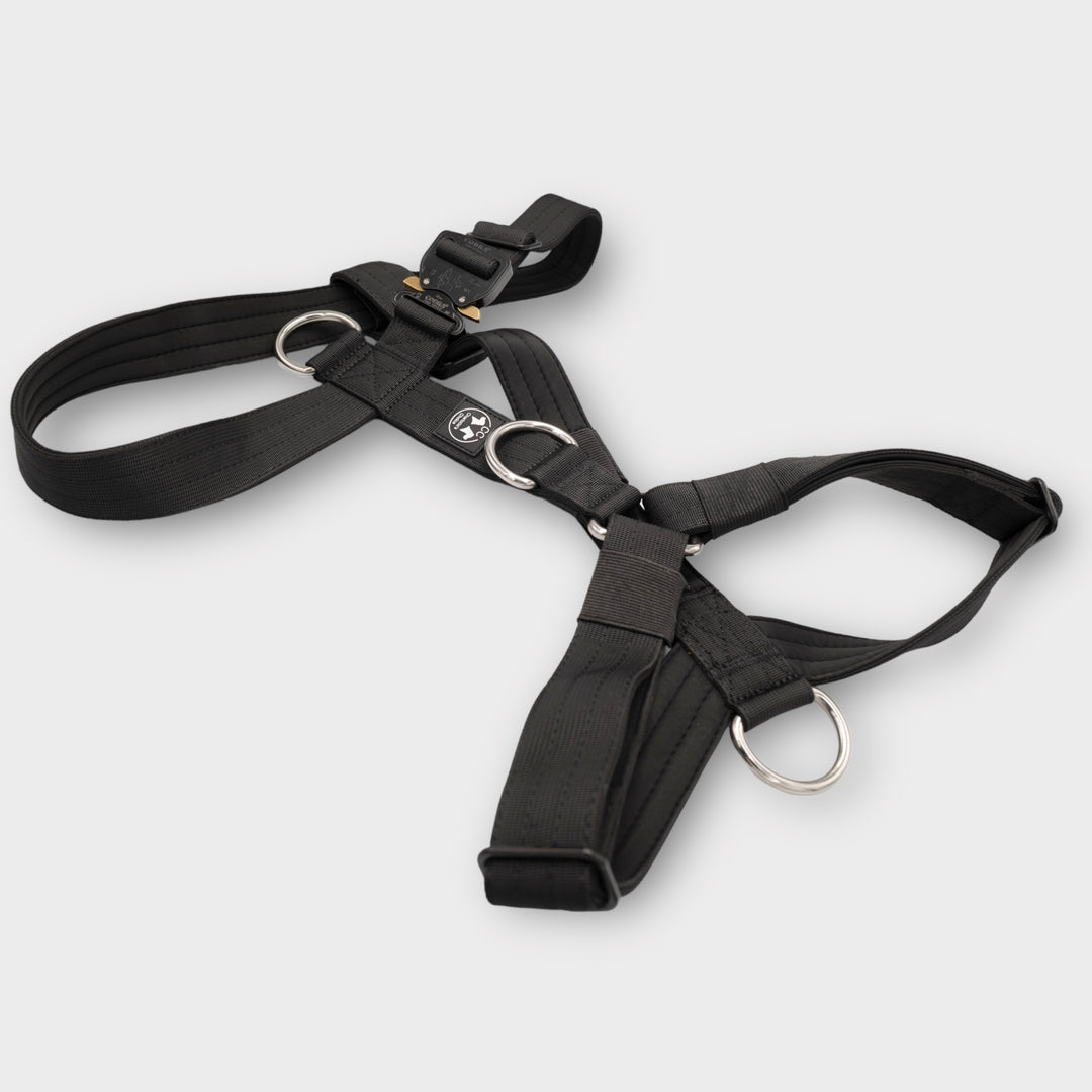 NEW: Cobra 3Point chest harness On Duty black (M-XL 105cm)