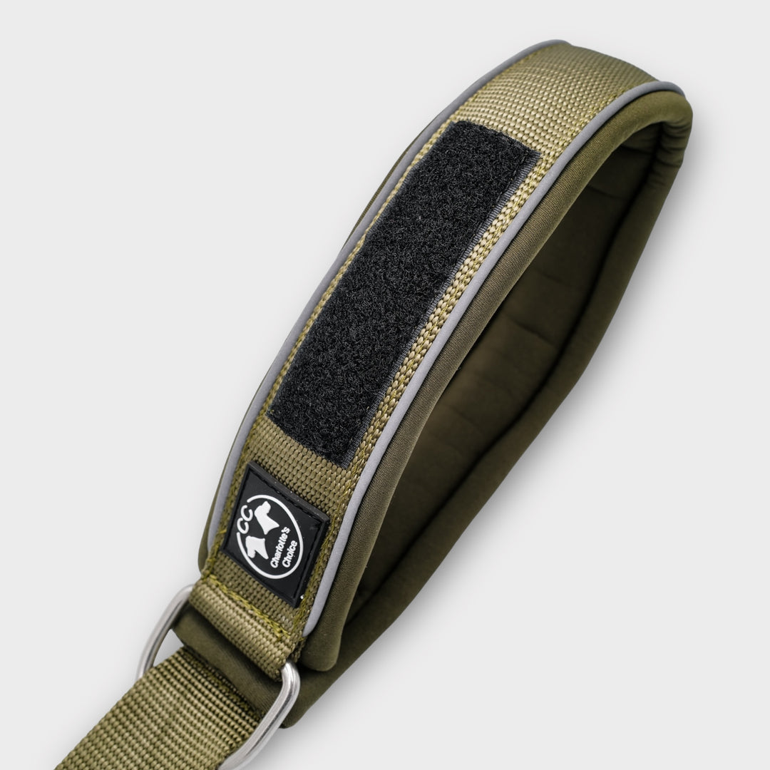 Comfo-Zugstopp 5cm breit (41cm-69cm) personalisierbar army grün