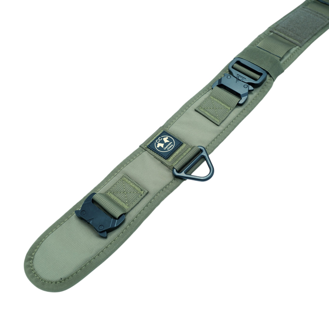 <tc>Heavy Duty</tc> 7 cm wide with 2 tactical buckles (43 cm-55 cm) WITHOUT handle