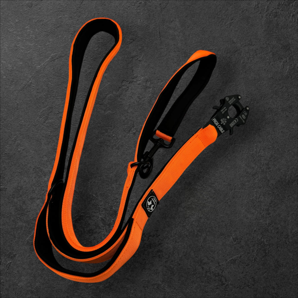 2.5 cm Leine personalisiert mit Standard-Karabiner, Frog Cable oder Frog 360