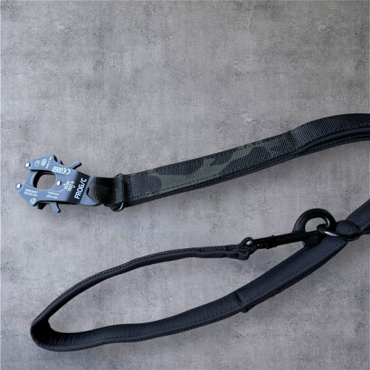 2.5 cm <tc>leash</tc> personalized with standard carabiner, Frog Cable or Frog 360