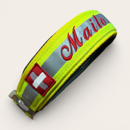 Luxus Heavy Duty Halsband 5 cm /7 cm/ 10 cm für grosse Hunde (zusätzliche Polster-Unterlage)