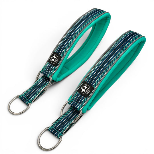New: Comfo-<tc>pull stop</tc> 5 cm wide (36 cm-68 cm) turquoise limited edition