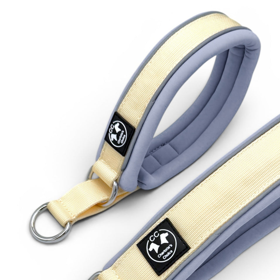 Martingale Halsband blau elfenbein
