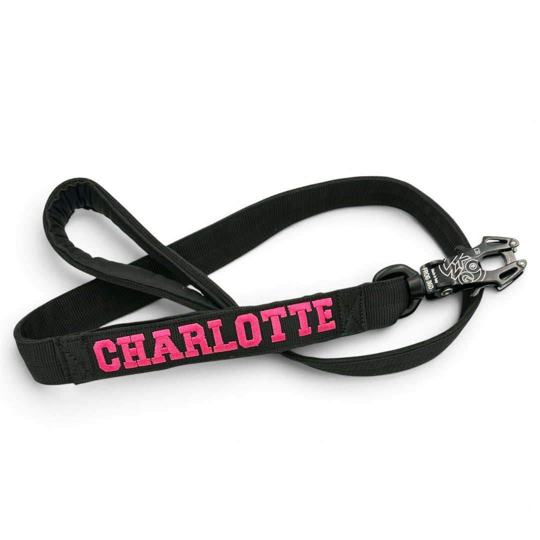 4 cm de large <tc>laisse</tc>n personnalisées avec Frog 360, 1,5 m