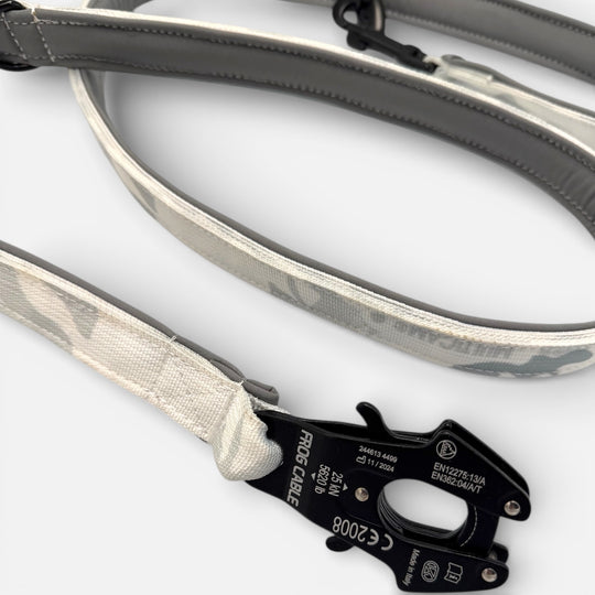 Limited Edition Alpine 4 cm breit (52 cm-59 cm) - alpine camouflage (Schnalle grau)