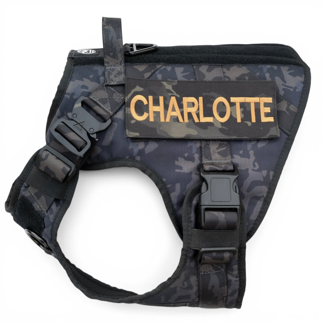 Alltrail CC-K9 Eco light Hundegeschirr  - Black camouflage