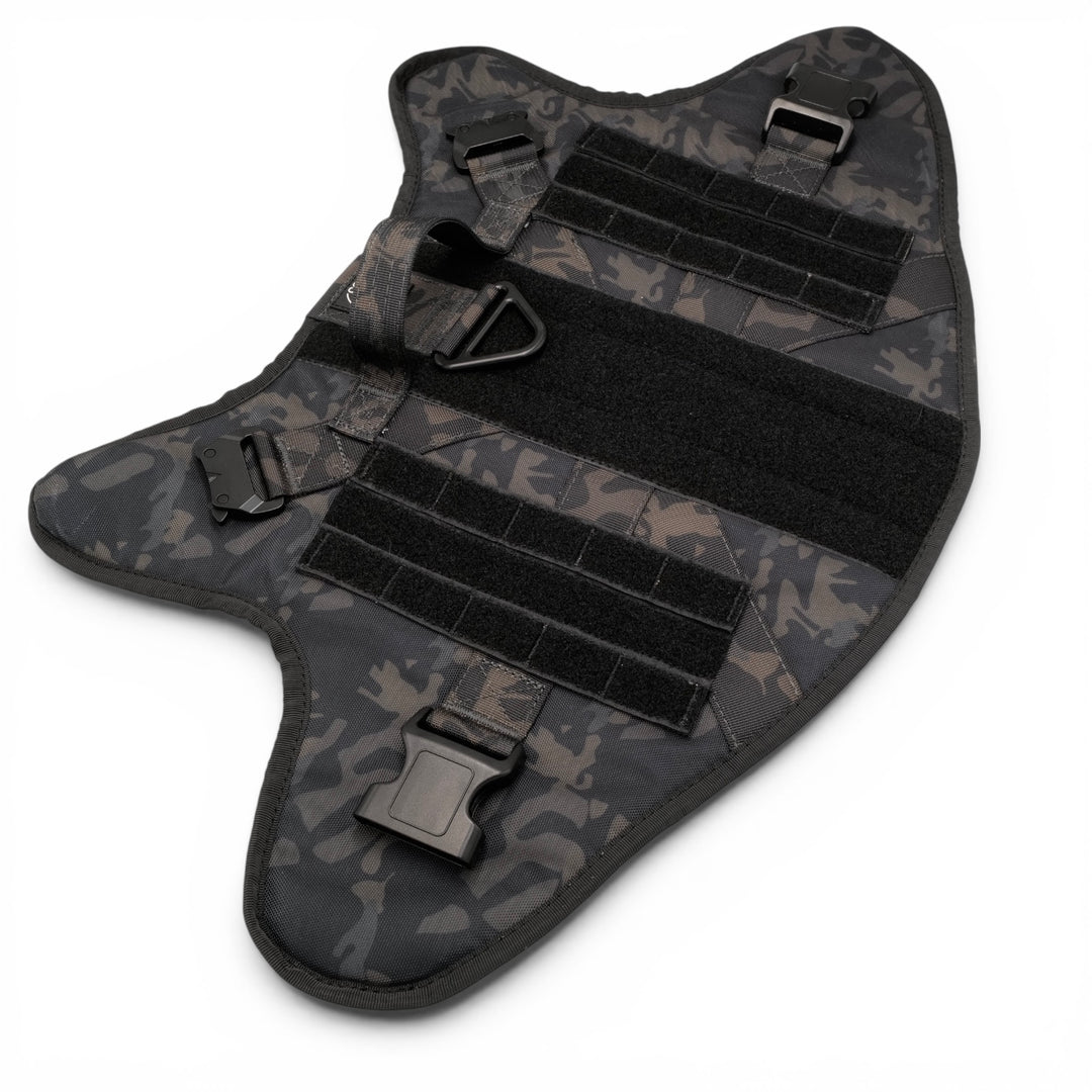 Alltrail CC-K9 Eco light Hundegeschirr  - Black camouflage