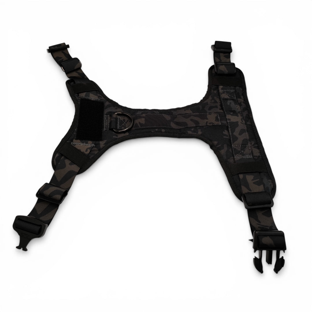 Alltrail CC-K9 Eco light Hundegeschirr  - Black camouflage