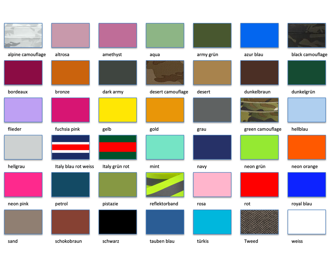 4 cm breite Leinen mit Frog 360 personalisiert