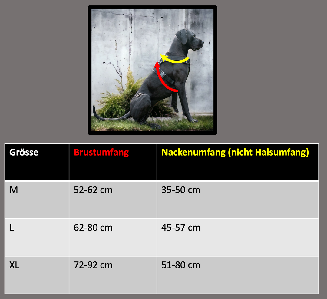 On Duty Comfo-Luxus Geschirr (M/L/XL)