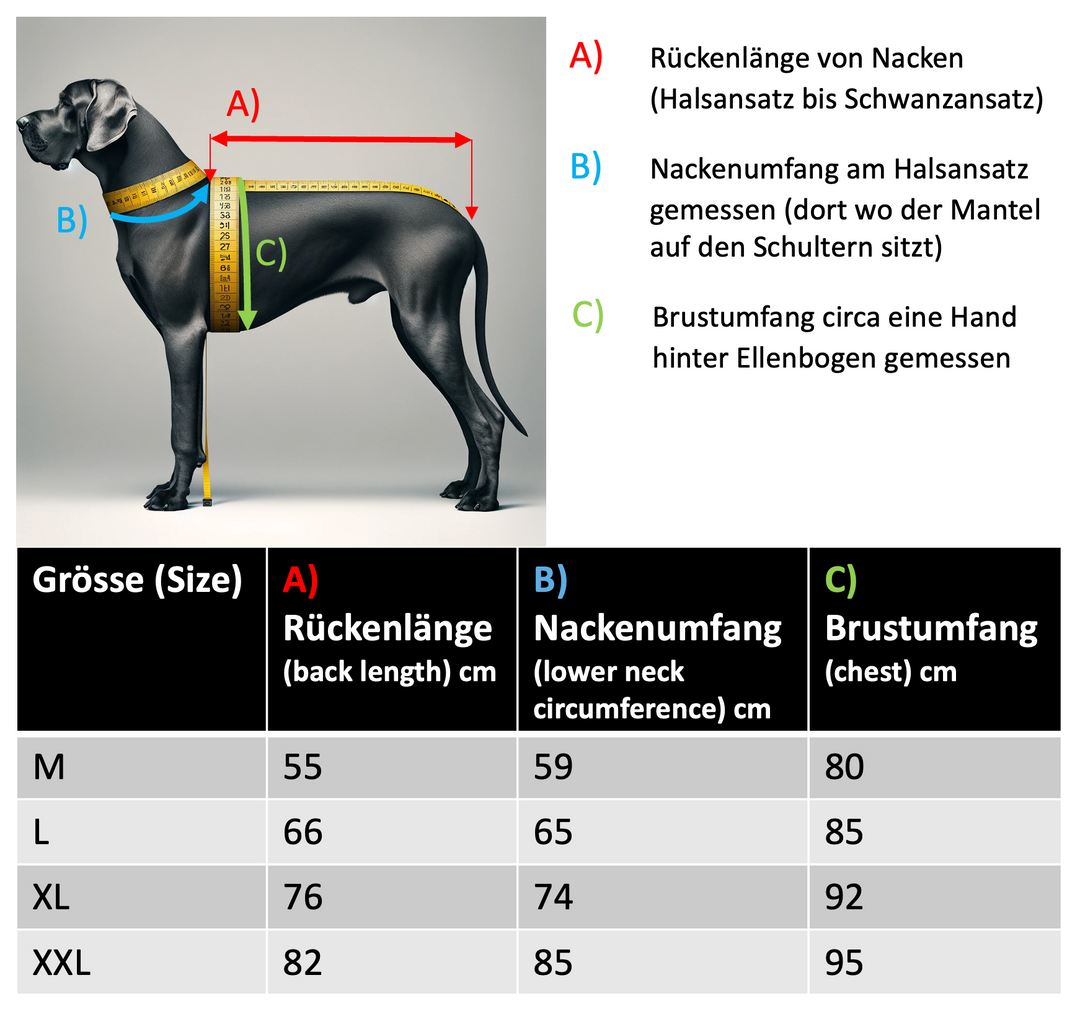 Steppo V2 Canine Comfort-Hundemantel (55 cm-76 cm)