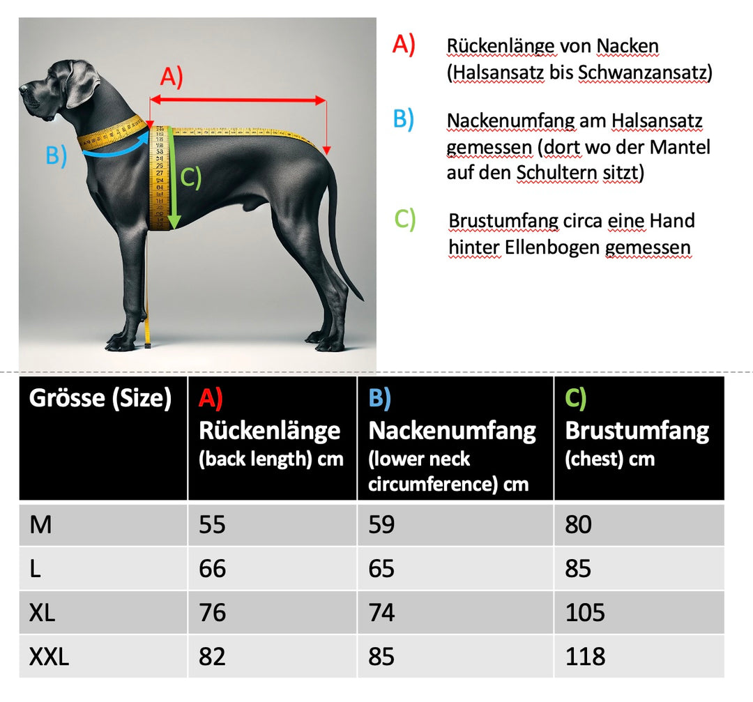 Steppo V2 Canine Comfort-Hundemantel (55 cm-76 cm)