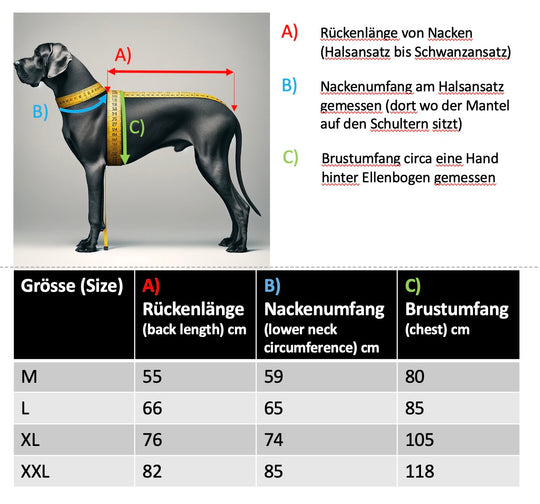 Steppo V2 Canine Comfort-Hundemantel (55 cm-76 cm)