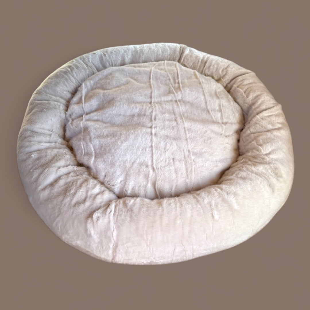 Super weiches Hundebett für grosse Hunde mit starkem Polster Donut