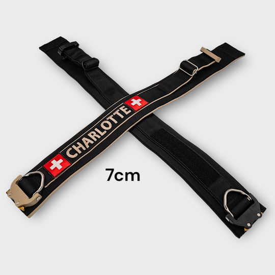 Luxury <tc>Heavy Duty</tc> collar made collar configurator 5 cm x 7 cm for large dogs