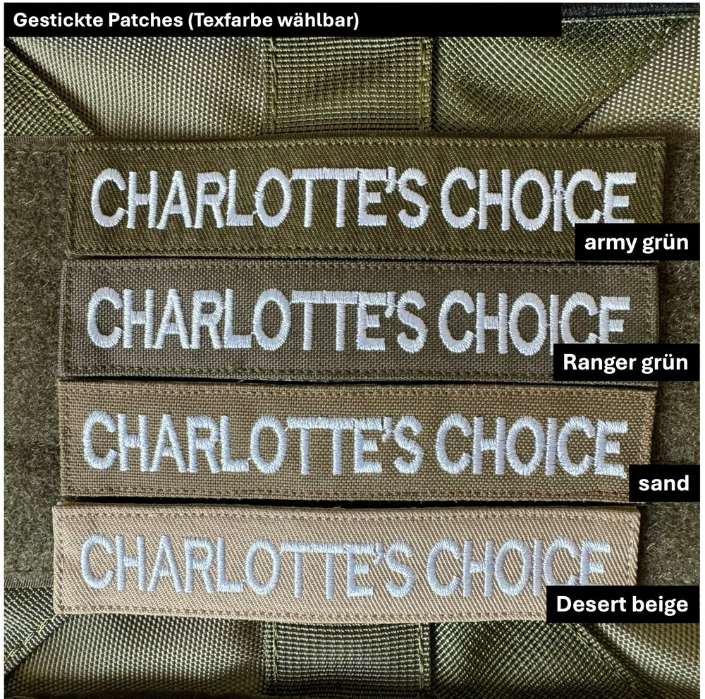 Patches gestickt personalisierbar