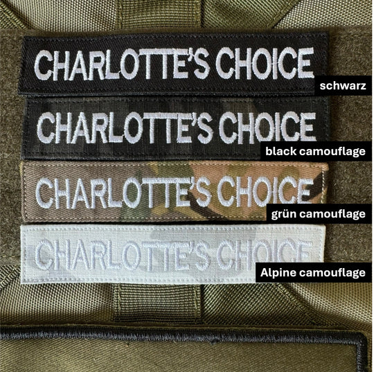 Patches gestickt personalisierbar