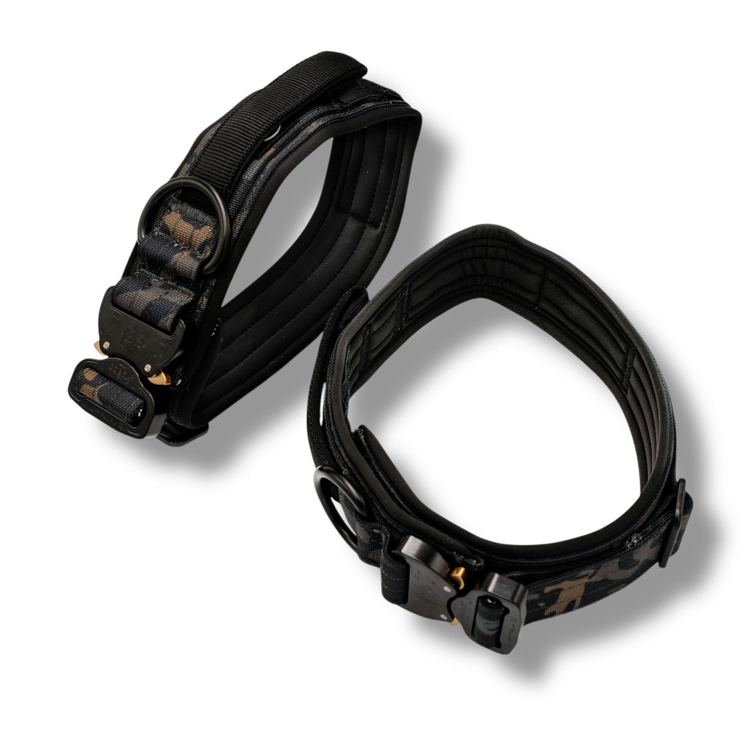 starkes Magnetgriff Halsband 5 cm breit für sehr grosse starke Hunde mit Cobra Schnalle von Austrialpin 