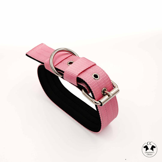 halsband rosa pink 4cm
