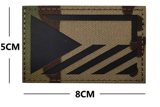 Patchs / drapeaux Patchs IR (infrarouge) et drapeaux bâton pour <tc>Heavy Duty</tc> & Cartable Velcro-5cmx8cm