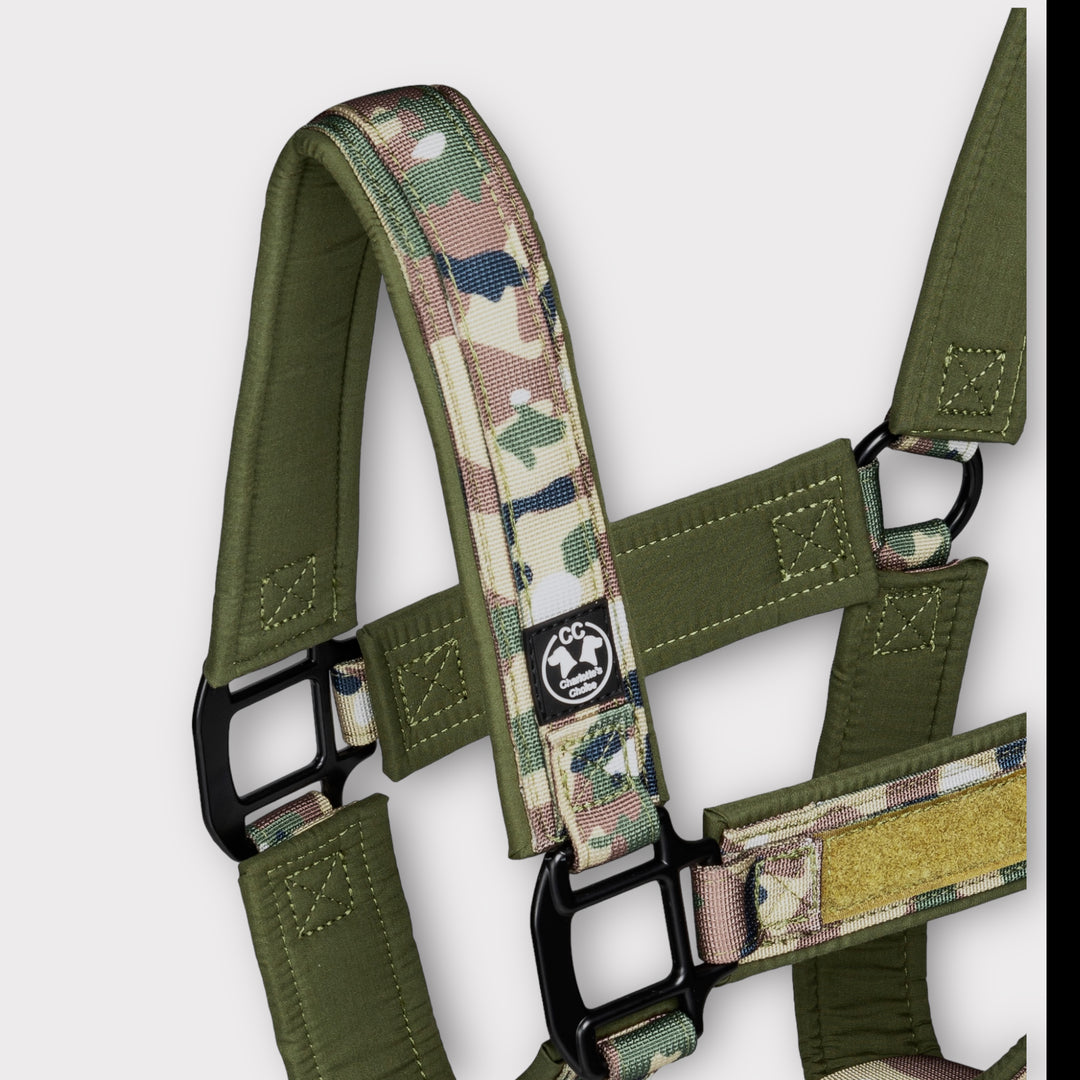 Tac Team Halfter camouflage mit Namenpatches